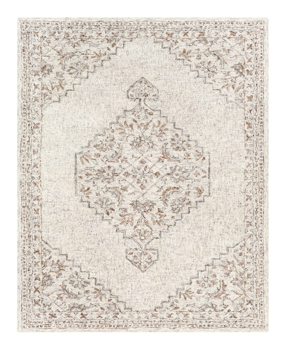 Surya Symphony Shy-2302 5' x 7'6in Area Rug - Silver-Tone