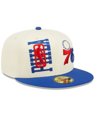 Men's Cream, Royal Philadelphia 76ers 2022 NBA Draft 59FIFTY Fitted Hat