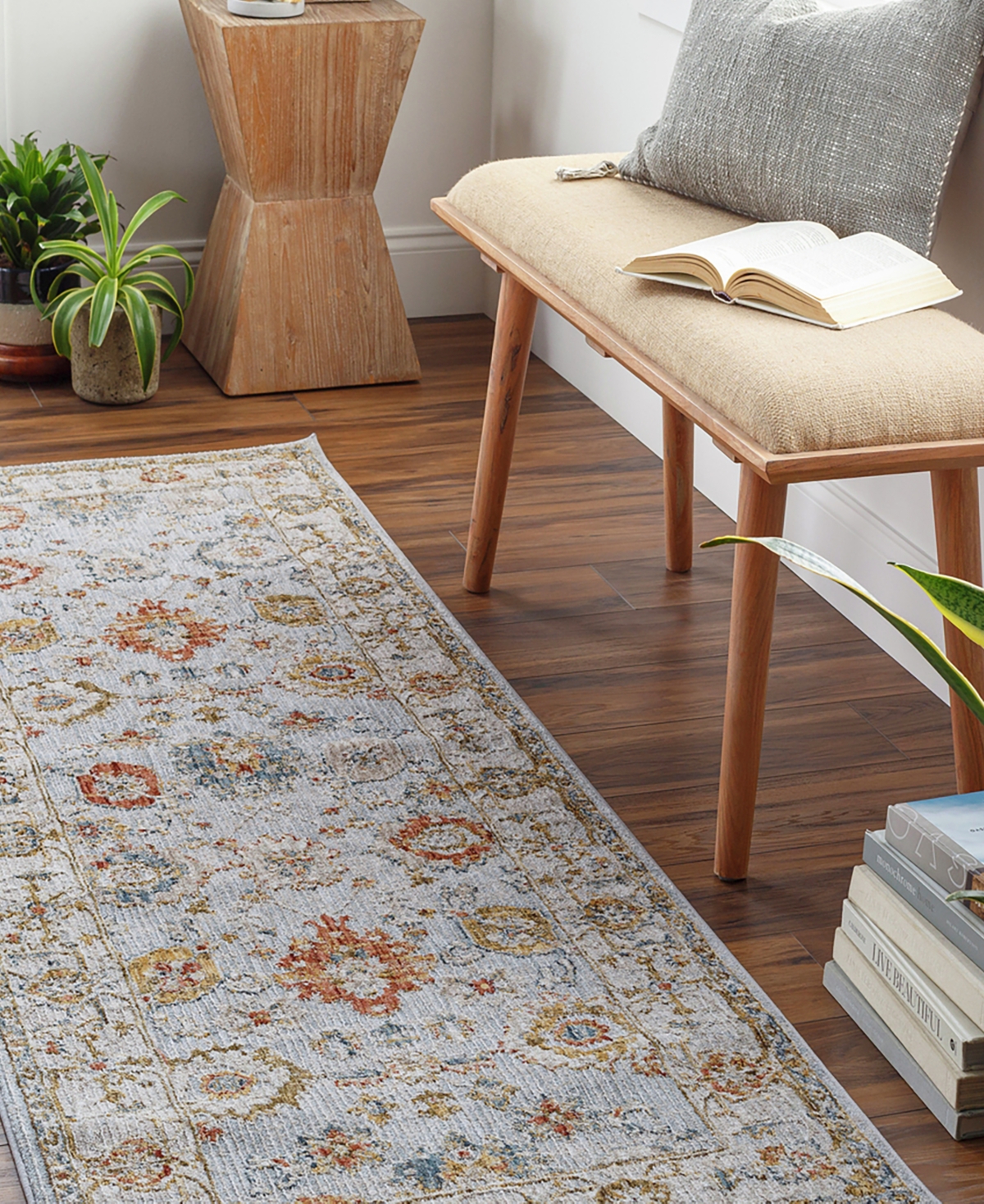 Surya Reina Ren-2306 Area Rug - Silver-Tone