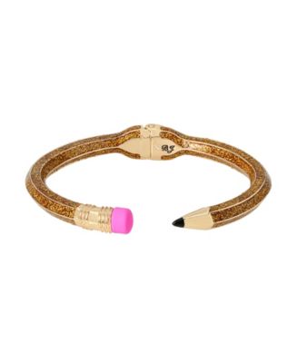 Betsey Johnson Pencil Hinged Bangle Bracelet - Macy's