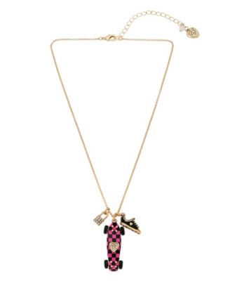 Betsey Johnson Pendant Necklace - Macy's