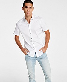 Men's Tux Classic-Fit Solid Button-Down Shirt, Created for Macy's 