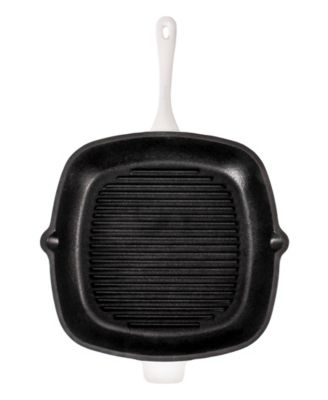 Neo 3pc Cast Iron Fry Pan & Grill Pan Set with Slotted Steak Press