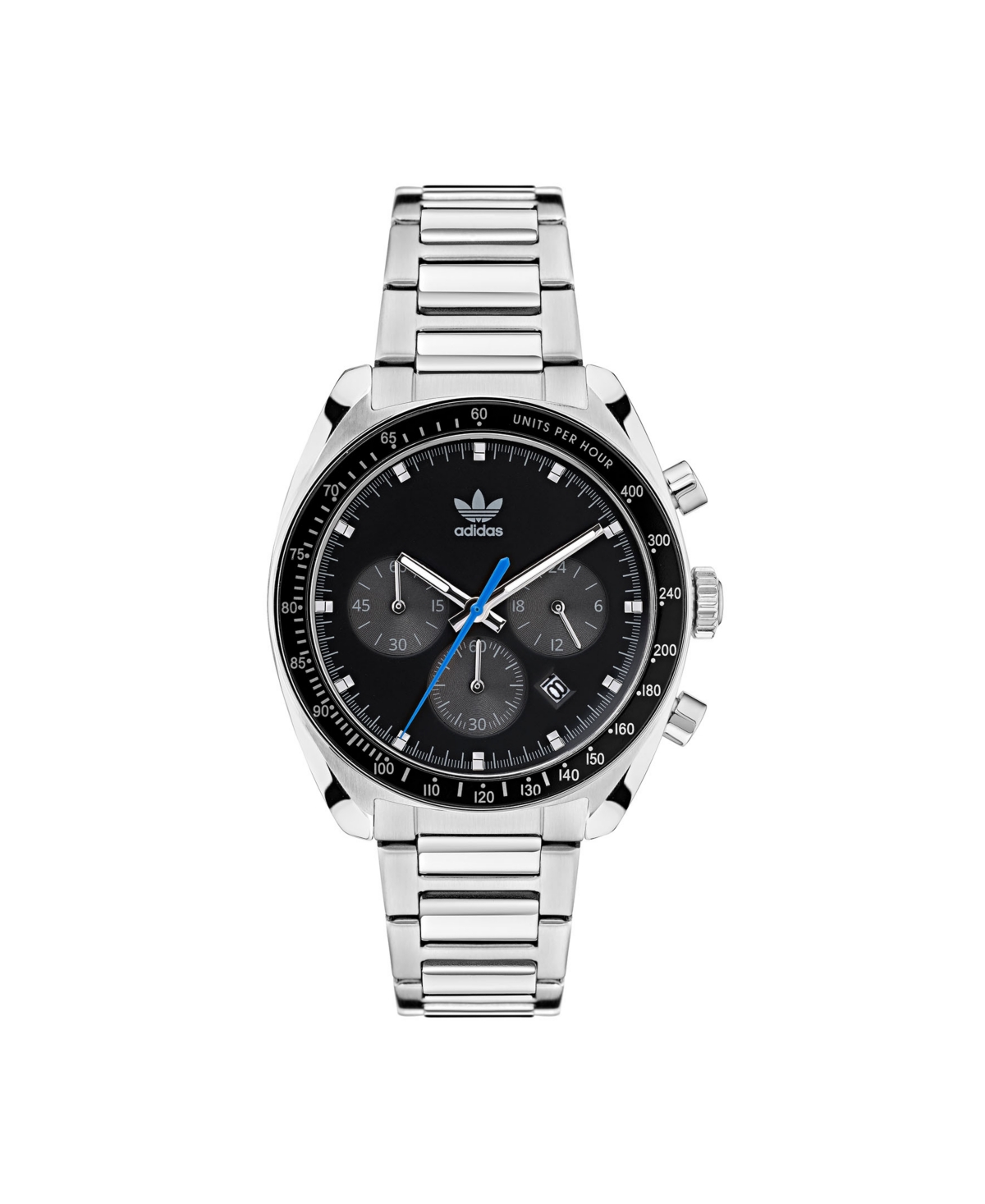Unisex Three Hand Edition One Chrono Silver-Tone Stainless Steel Bracelet Watch 40mm - Silver-Tone