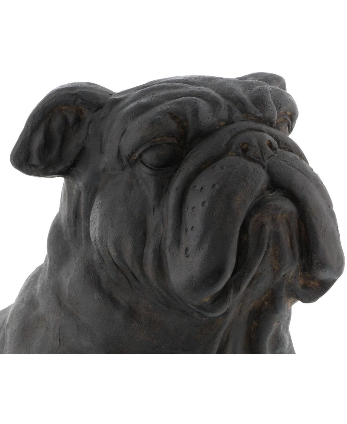 Traditional Resin Dog Sculpture, 13" x 17"