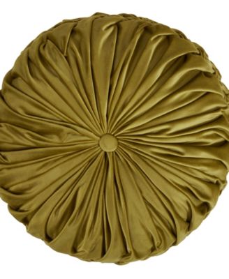 Velvet Pintuck Decorative Pillow, 14" x 14"