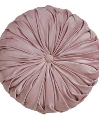 Velvet Pintuck Decorative Pillow, 14" x 14"