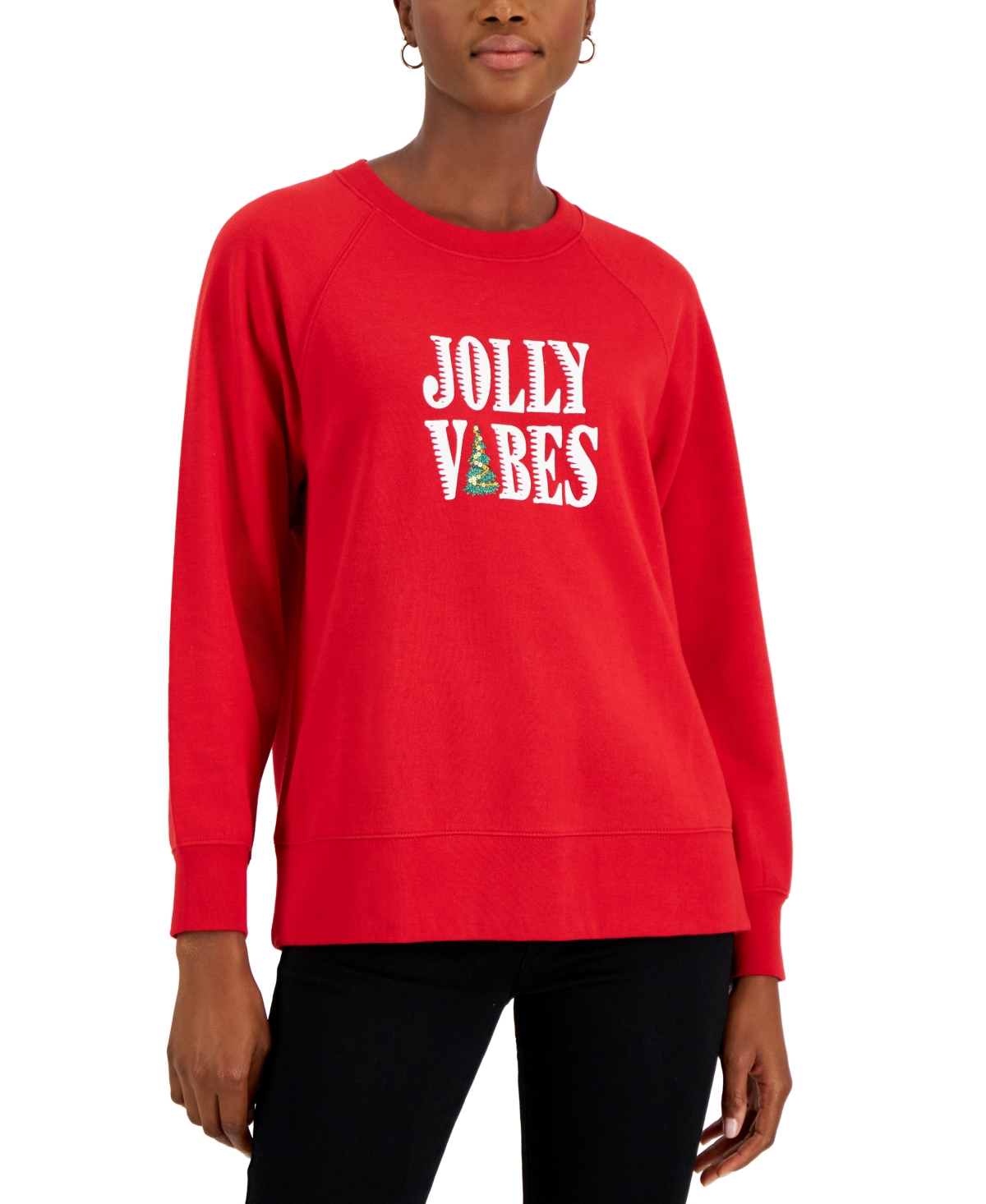  Style & Co Women's Holiday Sweatshirt, Created for Macy's