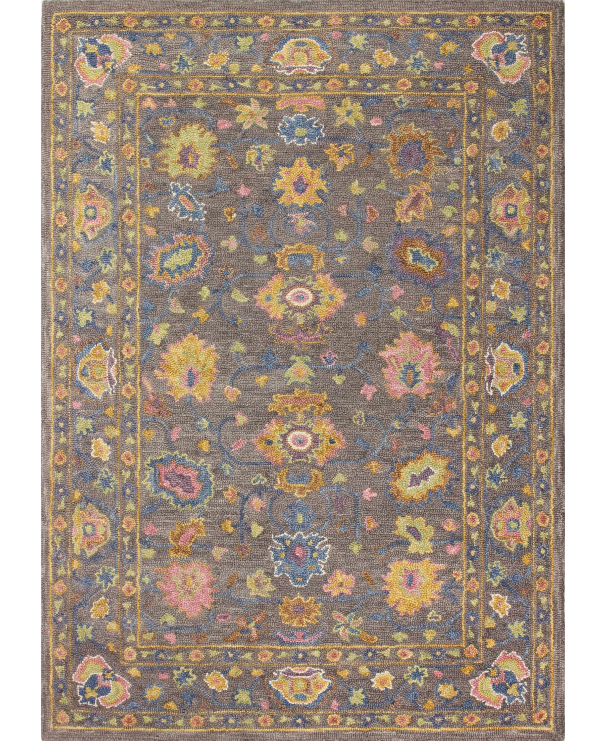 Bb Rugs Taron TAR130 7'6in x 9'6in Area Rug - Taupe