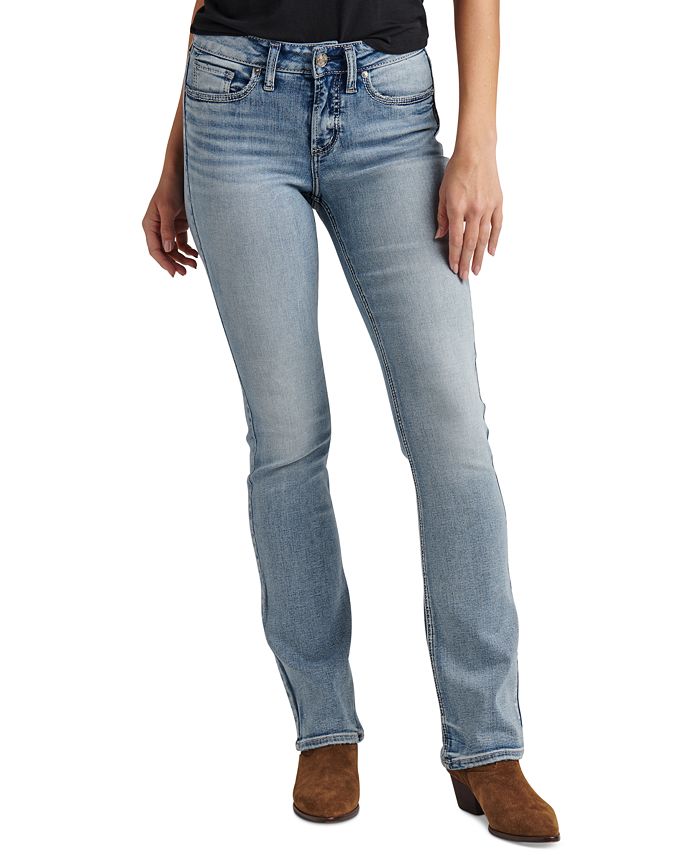 Silver Jeans Co. Women's Suki Curvy-Fit Slim Bootcut Jeans - Macy's