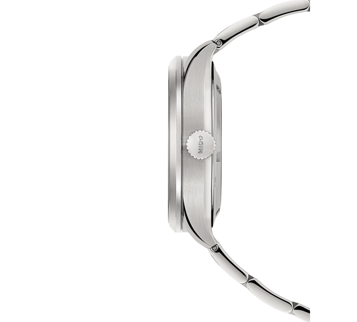 Mido Men's Swiss Automatic Multifort Skeleton Vertigo Stainless Steel Bracelet Watch 42mm In Anthracite