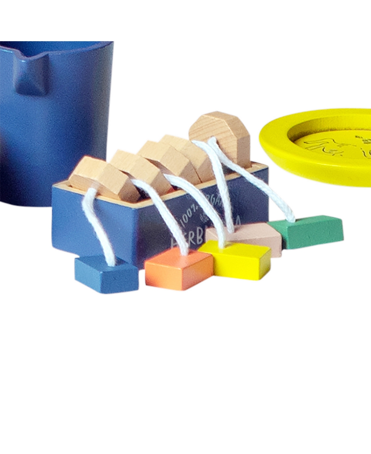 Shop Manhattan Toy Company Flora Fauna Toddler, Kids Pretend Play Wooden Tea Set, 23 Piece In Multicolor