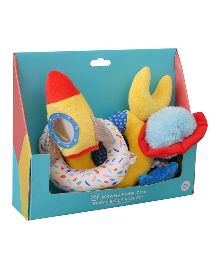Manhattan Toy Company Space Themed Rocket Soft Baby Travel Spiral with