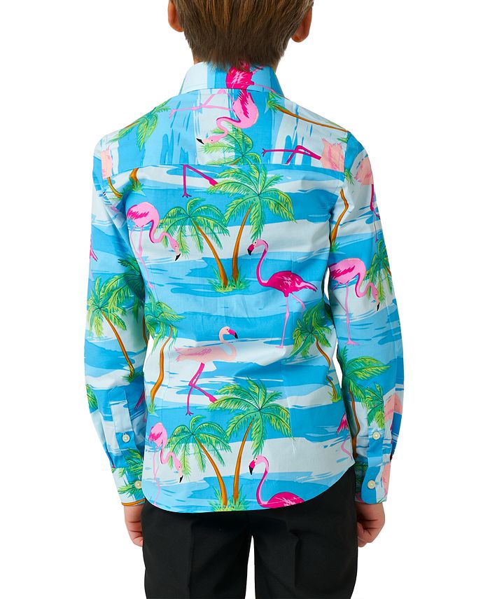 OppoSuits Toddler Boys Flaminguy Tropical Flamingo Shirt Macy's