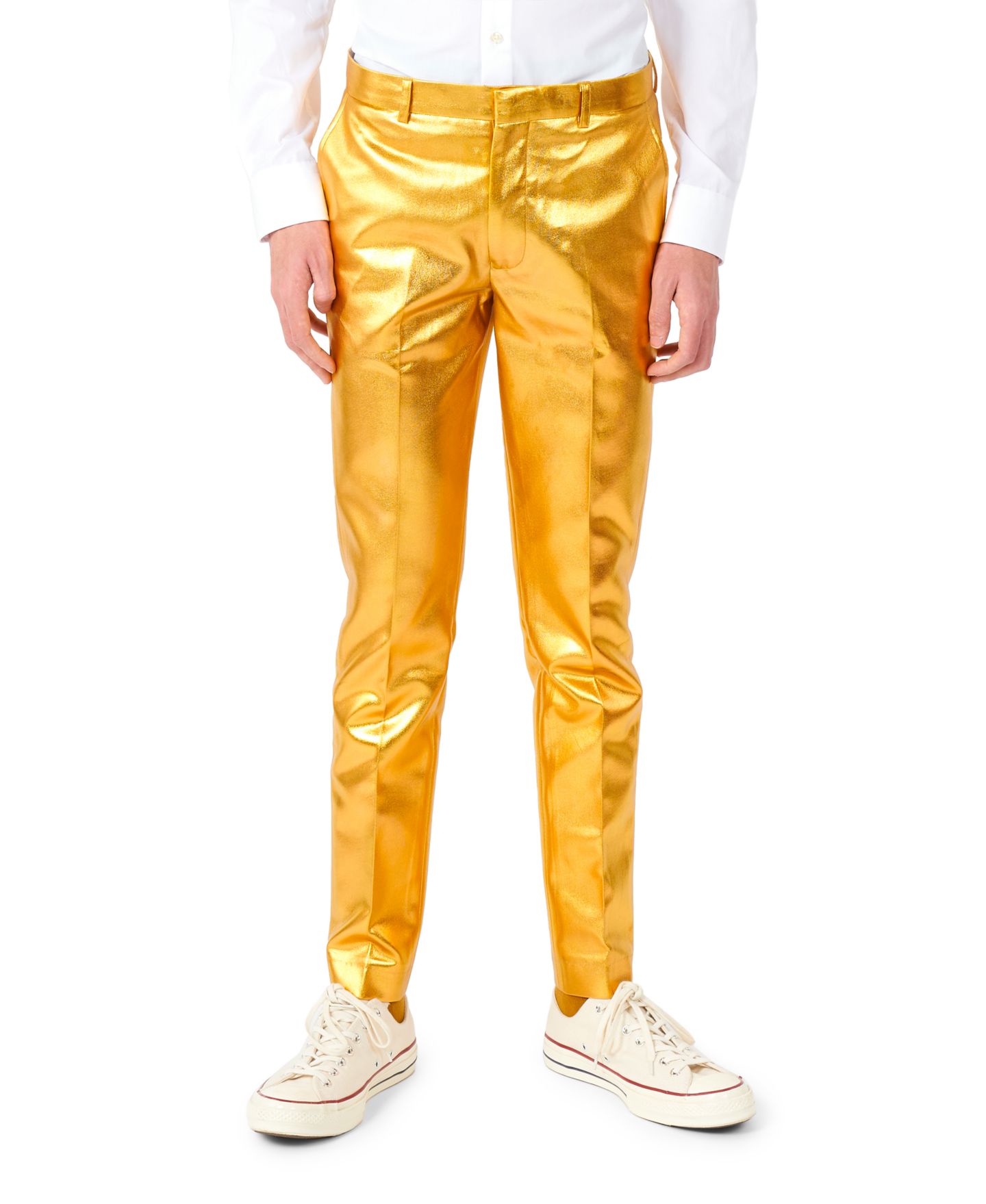 Детский металлизированный костюм OppoSuits Groovy: комплекты, брюки и галстук на клипсе — фото 3