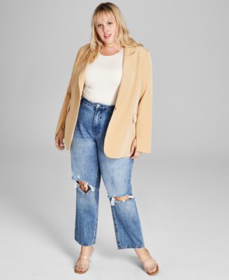 macys plus size boyfriend jeans