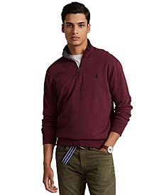 Men's Luxury Jersey Quarter-Zip Pullover 