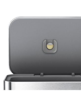 55 Liter Rectangular Kitchen Trash Can with Liner Pocket