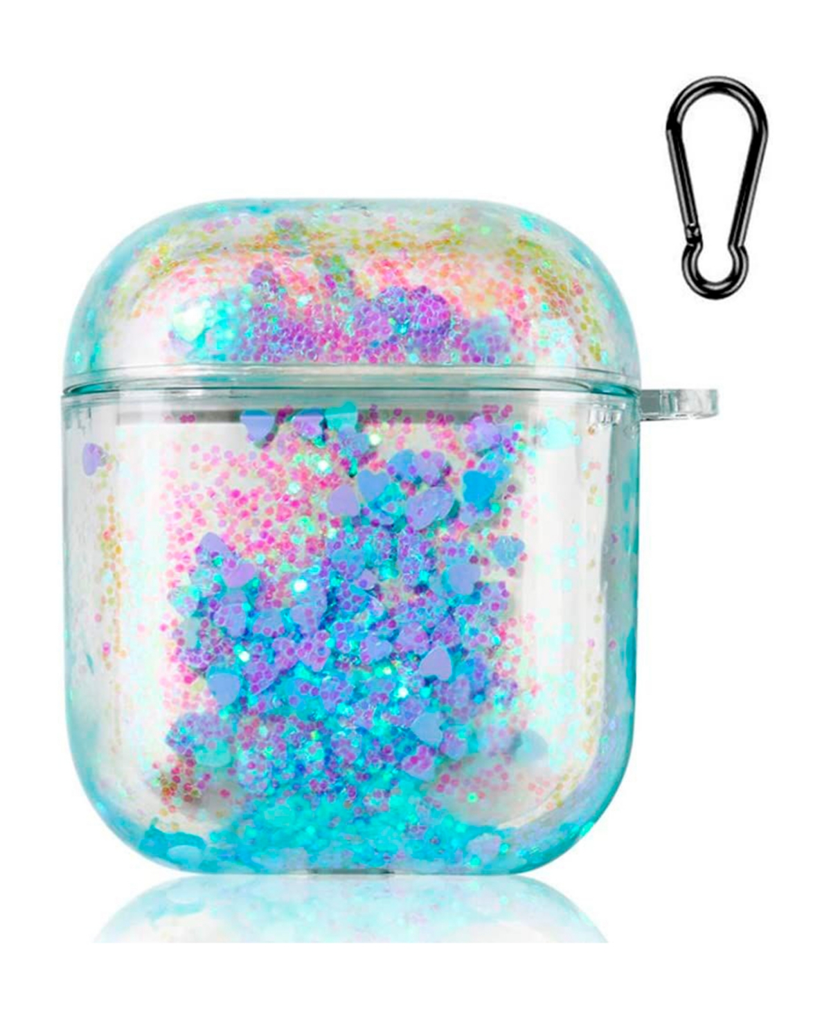 Gabba Goods Liquid Glitter Hard-shell Air Pods Case In Multi-colored