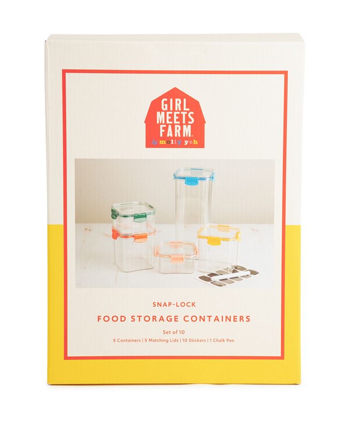 Girl Meets Farm by Molly Yeh 10Pc. Food Storage Set Macy's