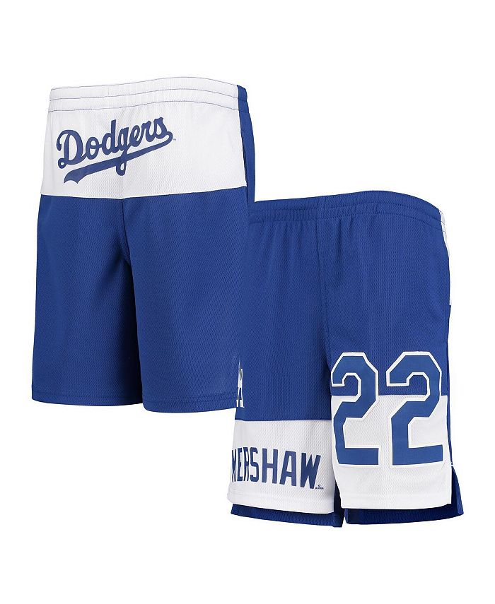 Outerstuff Big Boys Clayton Kershaw Royal Los Angeles Dodgers Pandemonium  Name and Number Shorts - Macy's