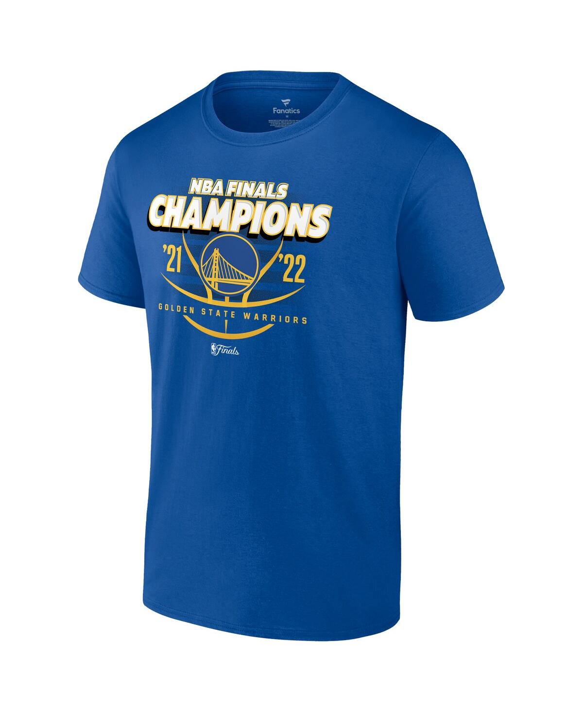 Fanatics Branded Royal Golden State Warriors 2022 Nba Finals Champions Lead The Change T-shirt In Royal