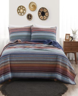 Met Stripe Yarn Dye 3 Piece Quilt Set, King