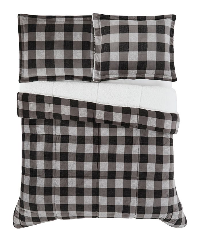 London Fog Plaid Comforter Set Collection Macy's