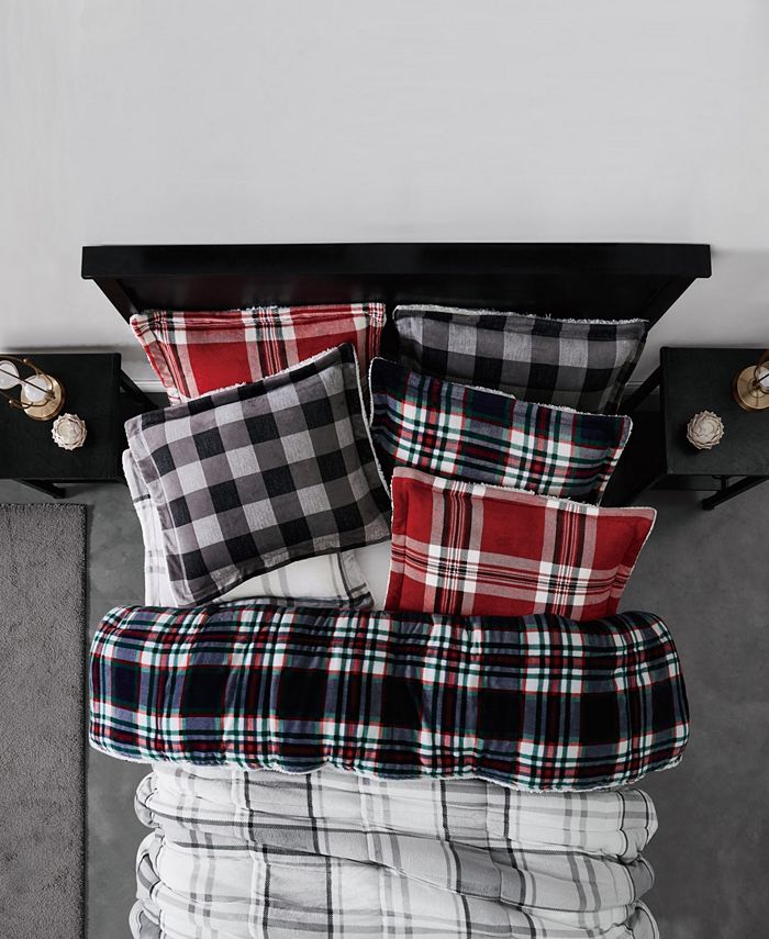 London Fog Charlie Plaid 3 Piece Comforter Set, Full/Queen Macy's