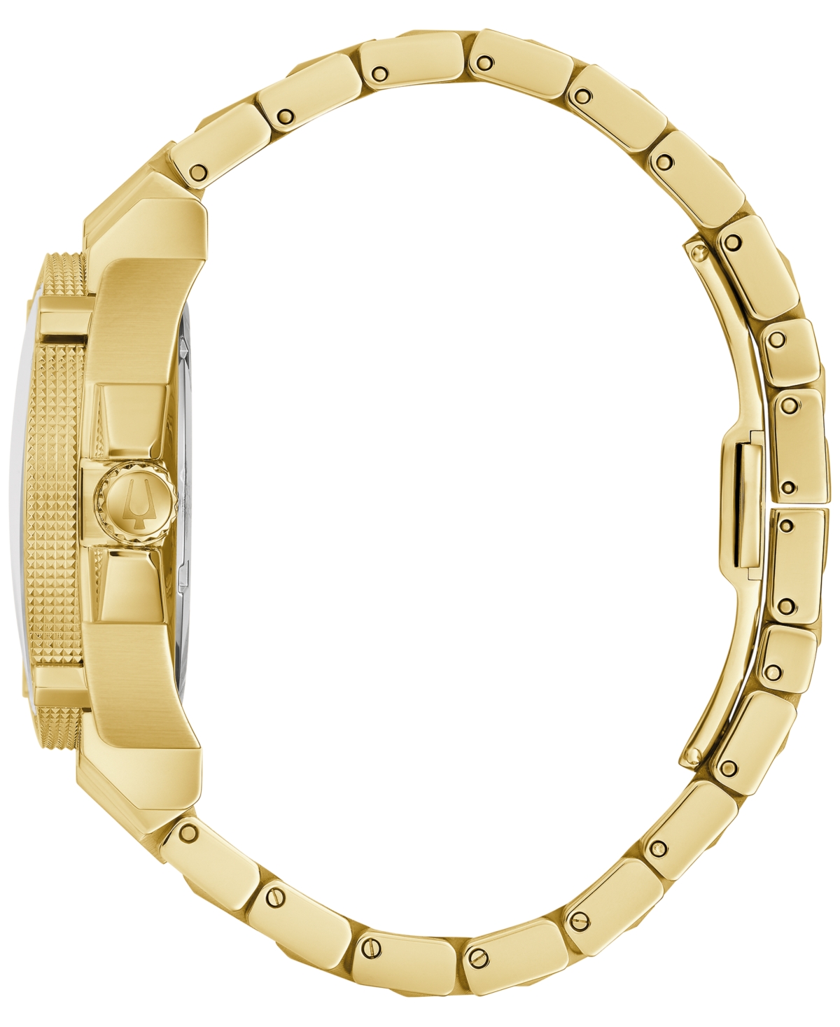 Bulova Men's Precisionist Champlain Diamond (3/4 ct. t.w.) Gold-Tone Stainless Steel Bracelet Watch 40mm - Gold-tone