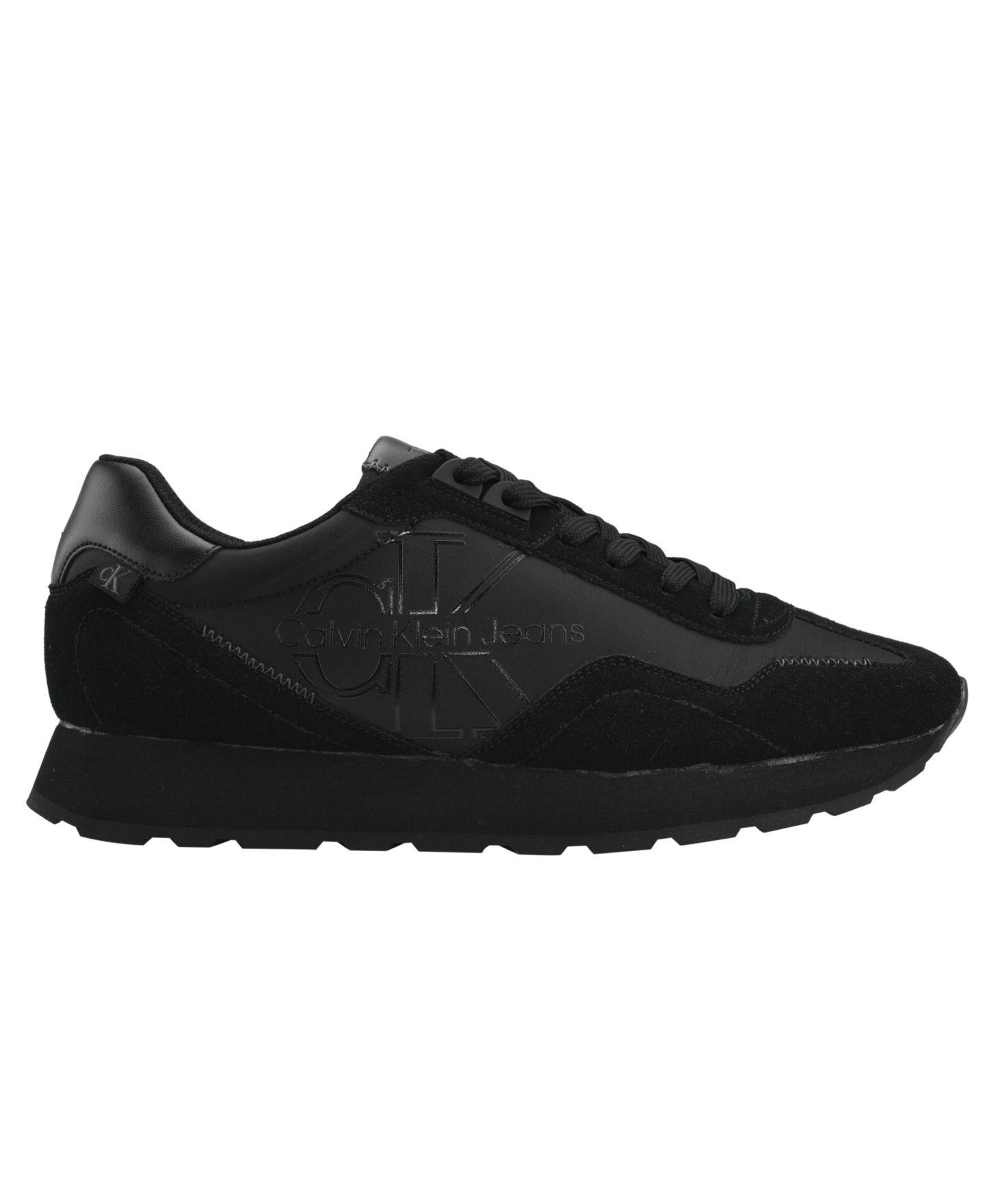 Мужские кроссовки Calvin Klein Eden Lace Up Casual, цвет: Чёрный — фото 2