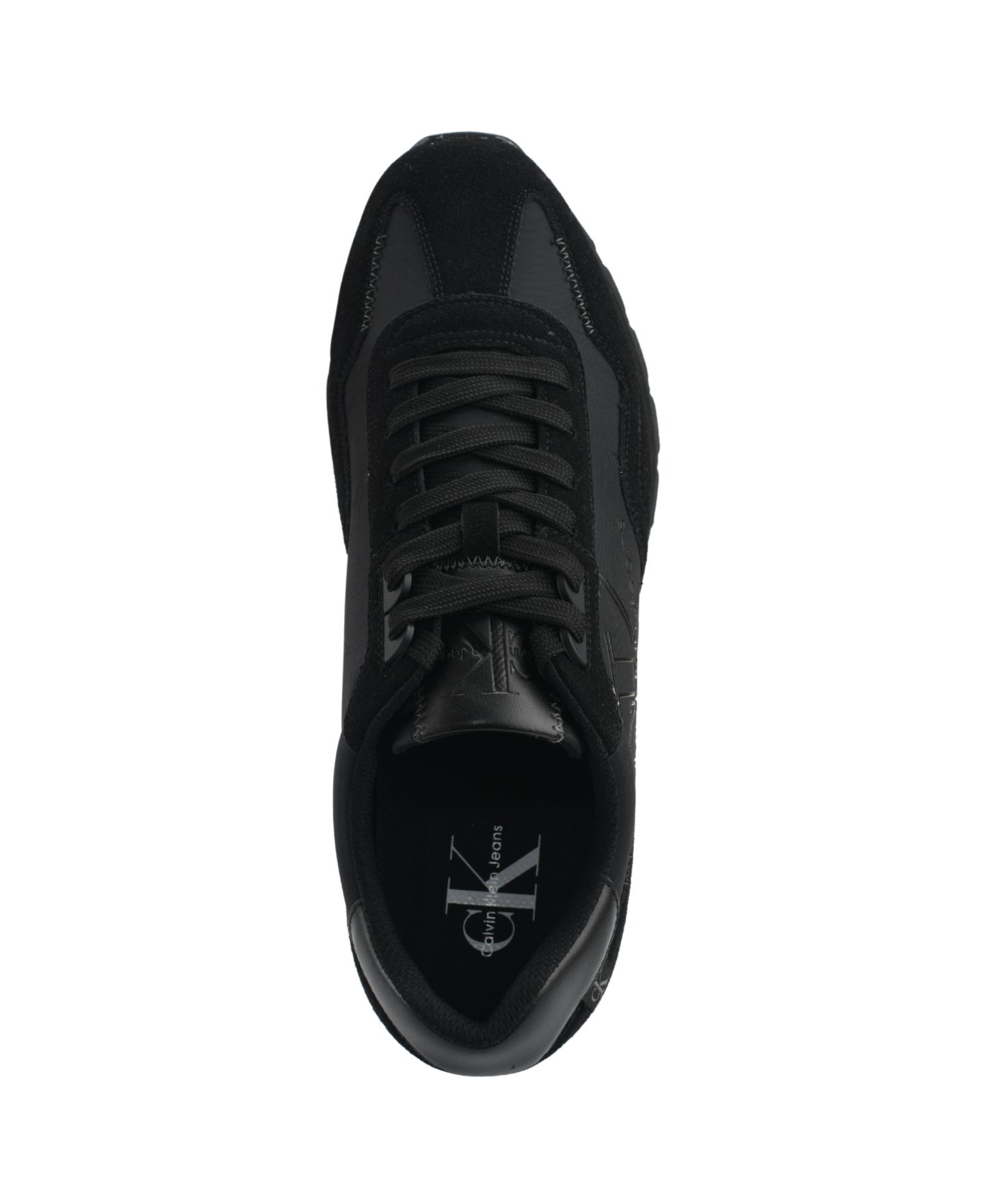 Мужские кроссовки Calvin Klein Eden Lace Up Casual, цвет: Чёрный — фото 4