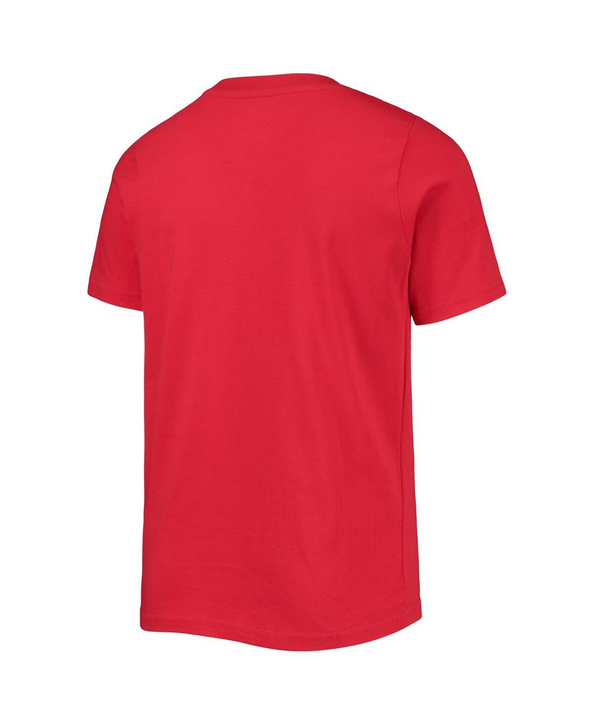 Outerstuff Big Boys Red Washington Nationals Heart And Soul T-shirt In Red
