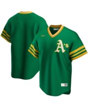 Men's Nike Reggie Jackson Kelly Green Oakland Athletics Road Cooperstown  Collection Player Jersey