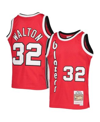 Mitchell & Ness Bill Walton Red Portland Trail Blazers Hardwood Classics Swingman Jersey