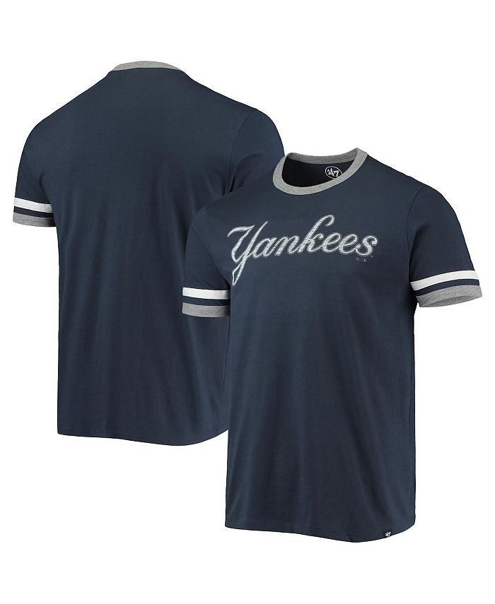 47 Brand Men's '47 Navy New York Yankees Team Name T-shirt - Macy's
