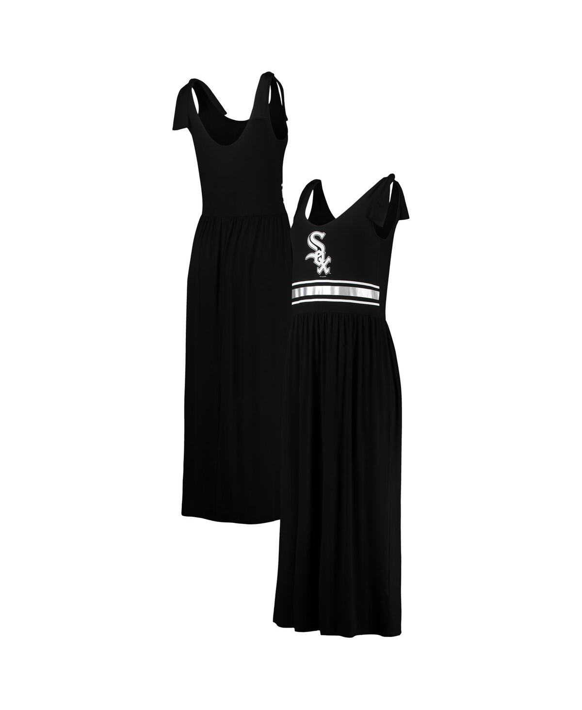 Shop G-iii 4her By Carl Banks Women's  Black Chicago White Sox Game Over Maxi Dress