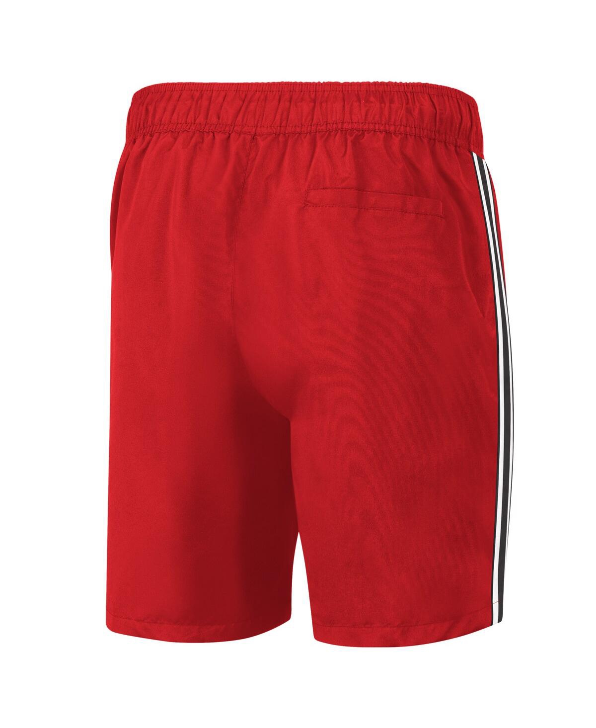 Shop G-iii Sports By Carl Banks Men's  Red Chicago Bulls Sand Beach Volley Swim Shorts