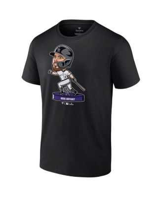 Men's Kris Bryant Black Colorado Rockies Bobblehead T-shirt
