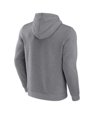 Men's Heathered Gray Toronto Raptors Off The Bench Color Block Pullover Hoodie