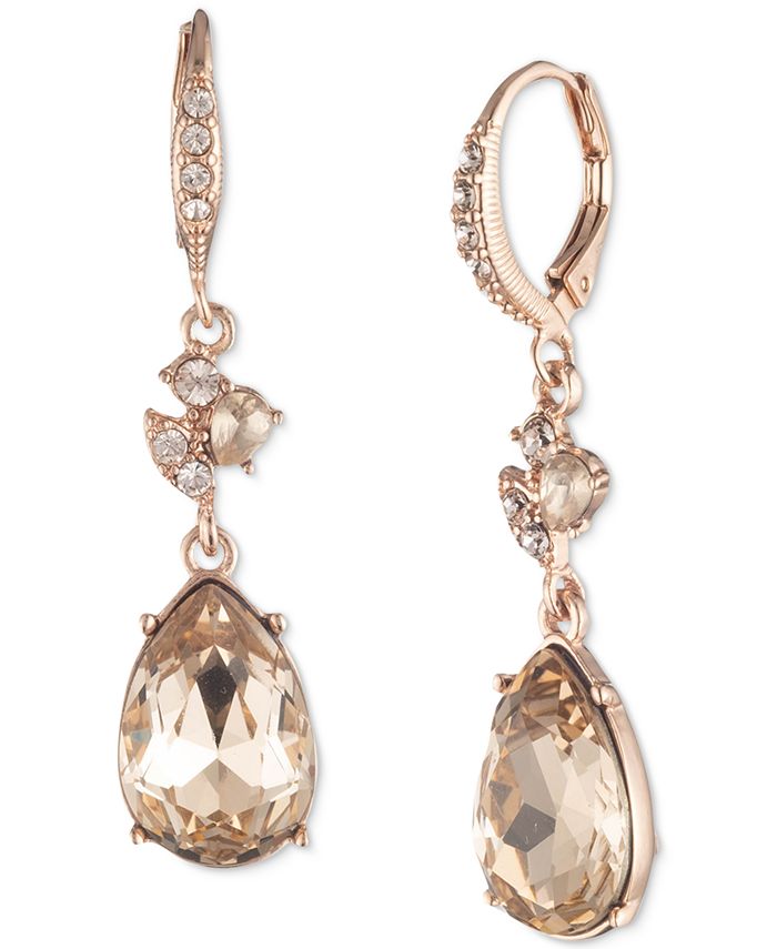Givenchy rose hot sale gold earrings