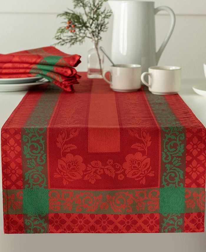 Benson Mills Majestic Jacquard Table Runner, 14" x 72" Macy's