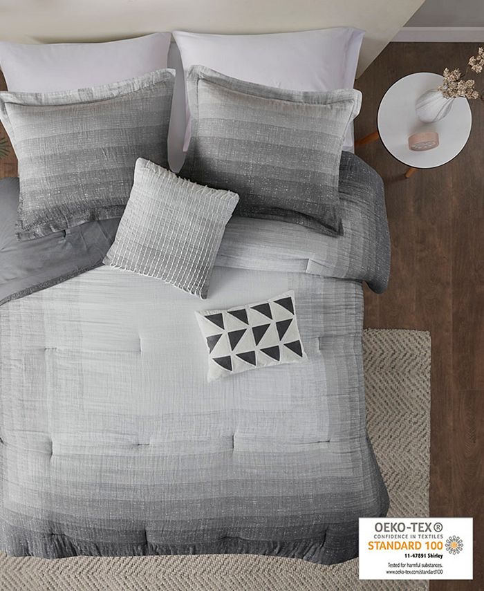 Urban Habitat Marne 5 Piece Ombre Printed Comforter Set, Full/Queen ...