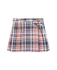 Little Girls Madras Wrap Skirt
