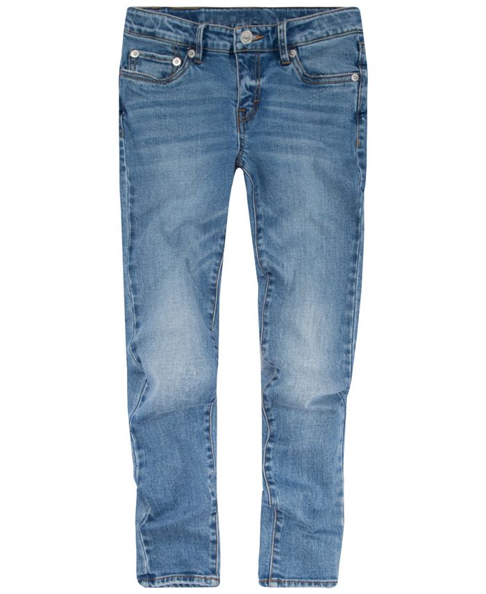 Levi's Big Girls 710 Super Skinny Vintage-Like Distressed Jeans - Macy's