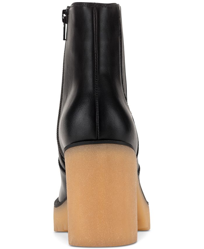 SUN STONE Womens Black Lug Sole 1