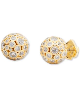 kate spade new york - Crystal On the Dot Sphere Stud Earrings