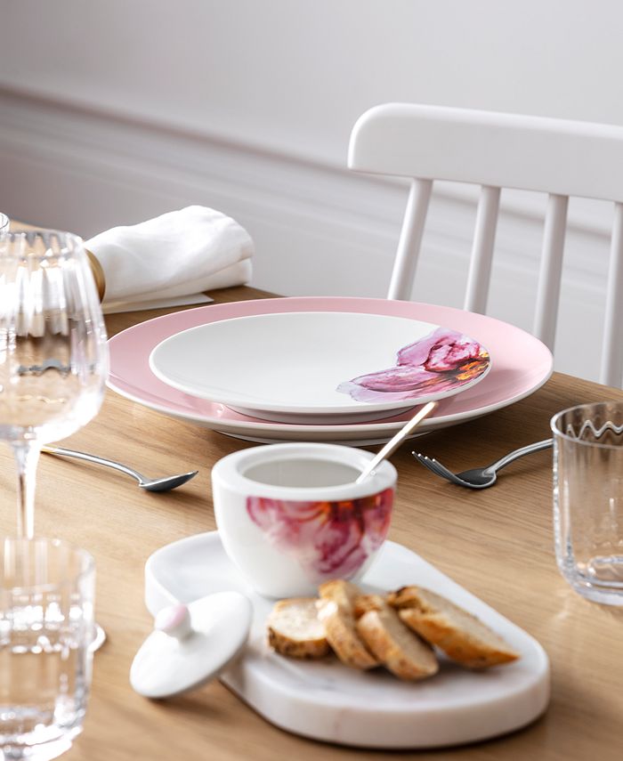 Villeroy & Boch Rose Garden Covered Sugar - Macy's