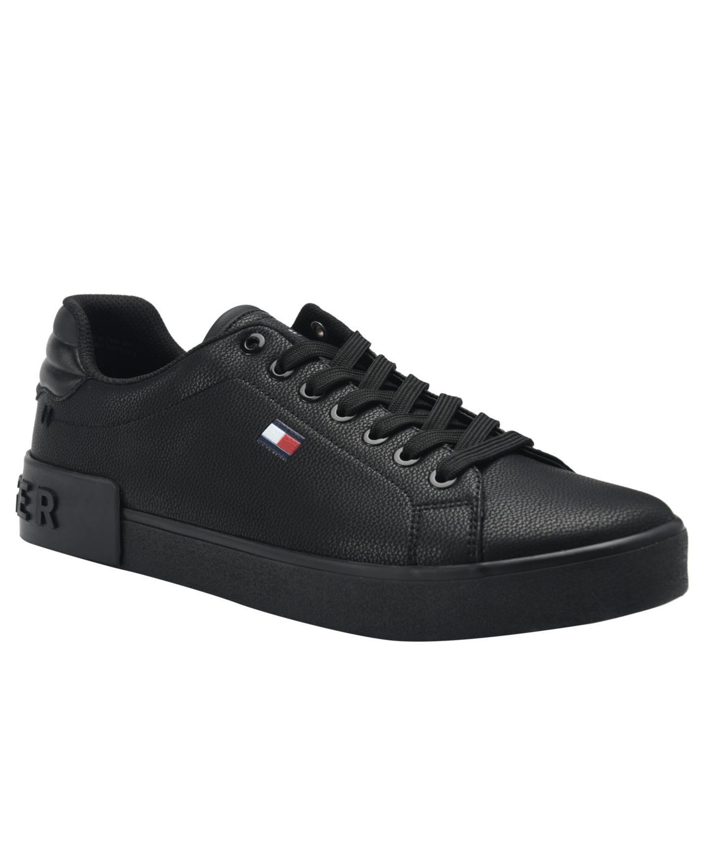 Мужские кроссовки Tommy Hilfiger Rezz Lace Up Low Top, цвет: Чёрный — фото 1