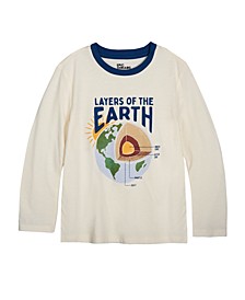 Little Boys Long Sleeve Graphic T-shirt